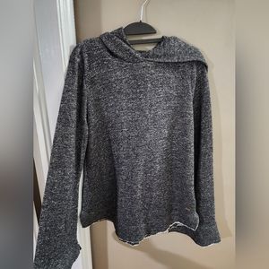 Women's Marc New York MNY Performance Hoodie Size XL Gray Flare Sleeves NWT